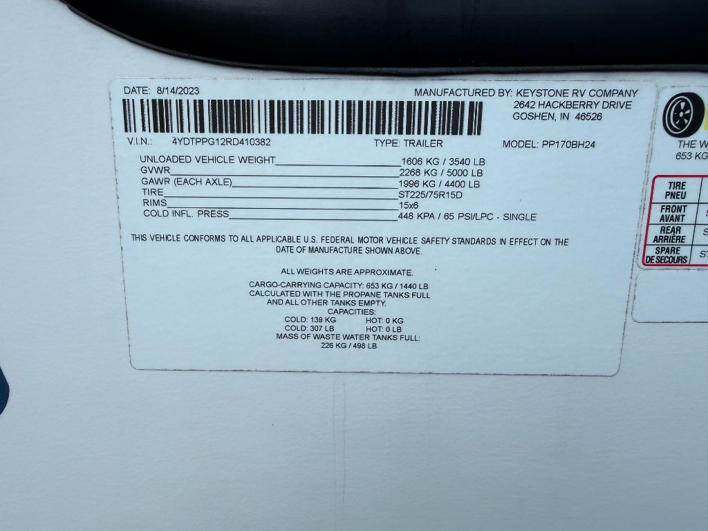 2024 Passport Passport - $11,000