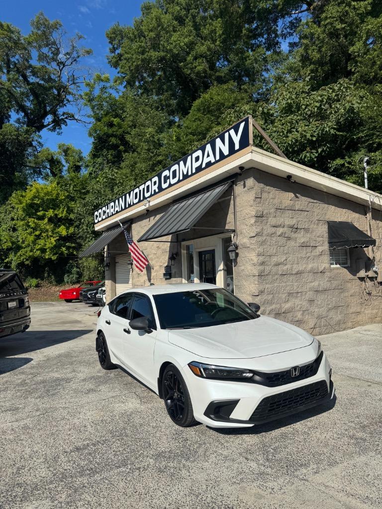 White 2024 Honda Civic Hatchback Hatchback Front-Wheel Drive Automatic