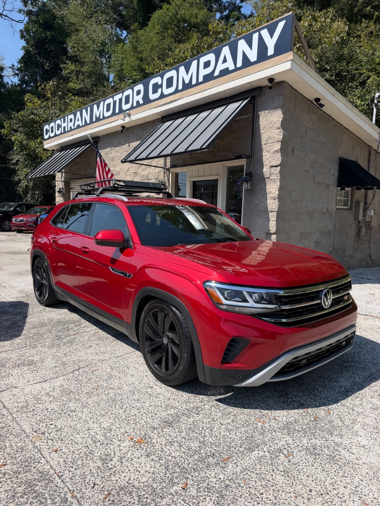 Red (BURGUNDY) 2022 Volkswagen Atlas Cross Sport SUV / Crossover Front-Wheel Drive Automatic