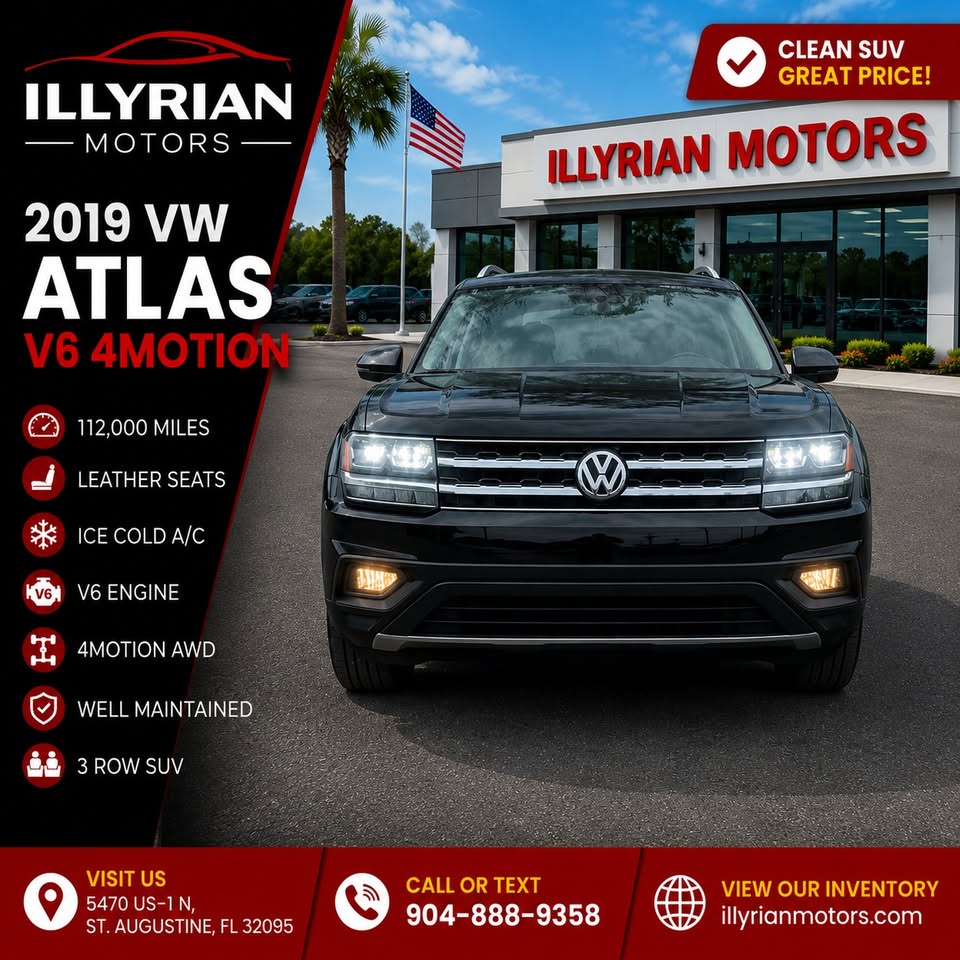 2019 Volkswagen Atlas - $12,999