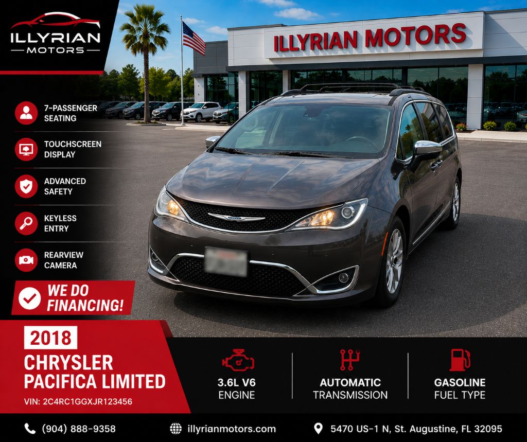2018 Chrysler Pacifica - $12,500
