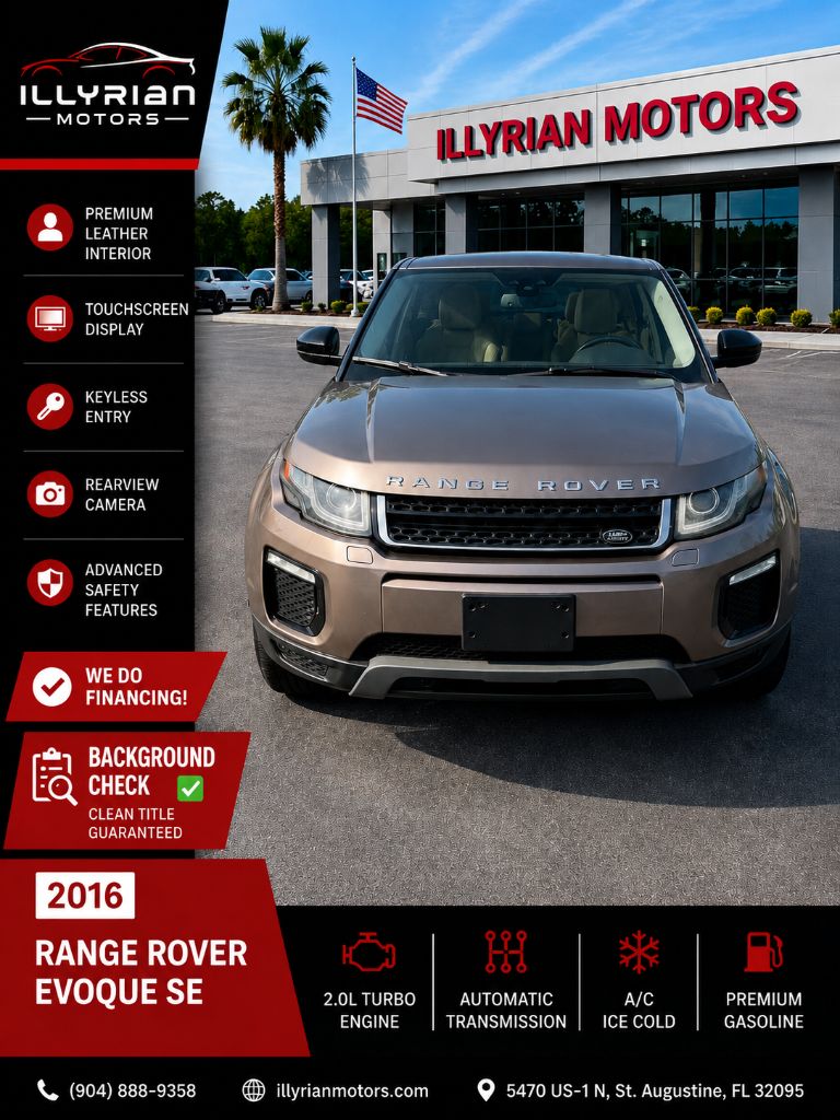 2016 Land Rover Range Rover Evoque - $11,500