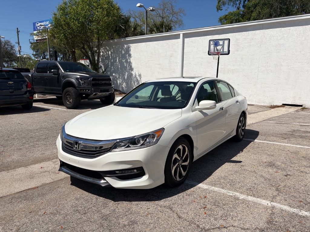 White 2016 Honda Accord EX Sedan Front-Wheel Drive Automatic