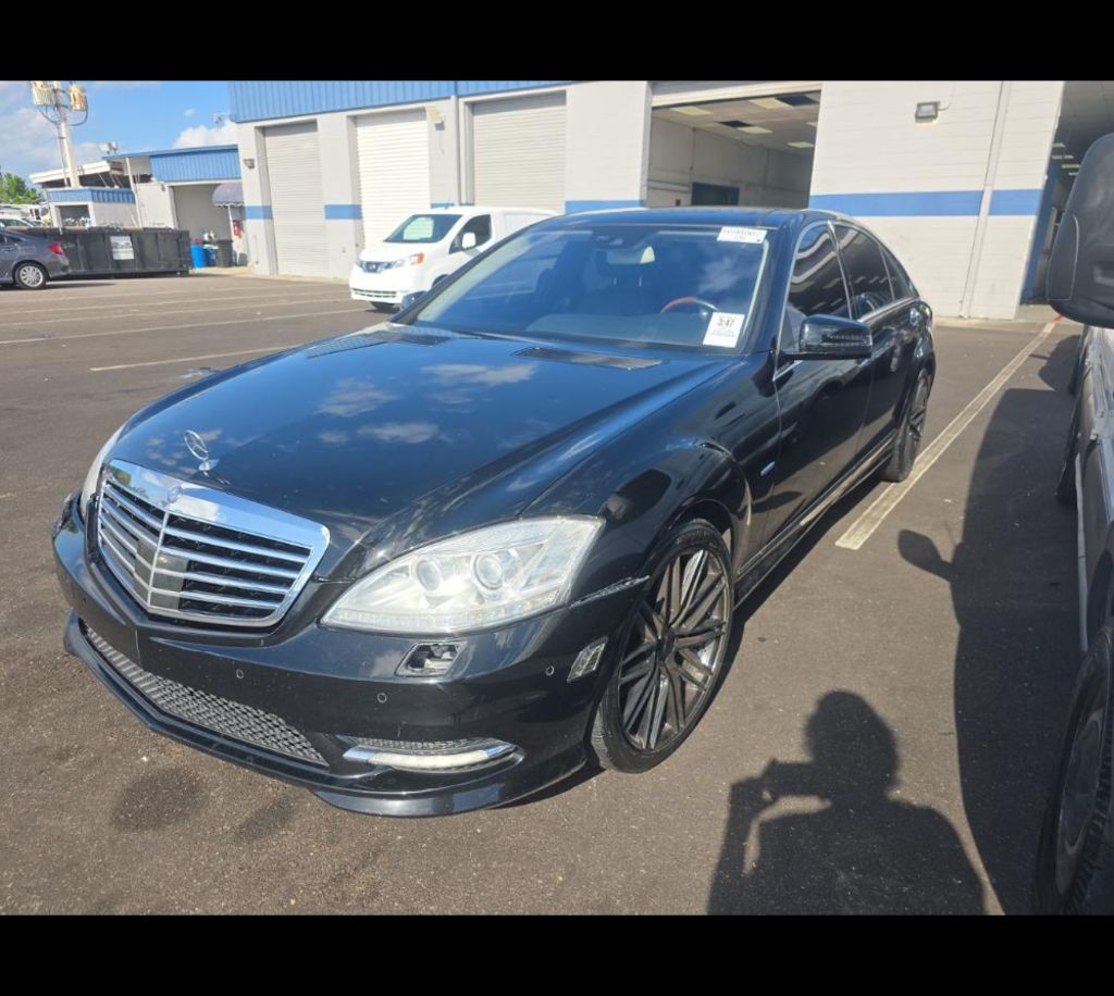 Black 2012 Mercedes-Benz S-Class S 550 Sedan Rear-Wheel Drive Automatic