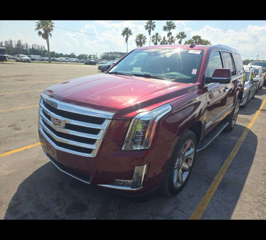 Red 2019 Cadillac Escalade Luxury RWD SUV / Crossover Rear-Wheel Drive Automatic