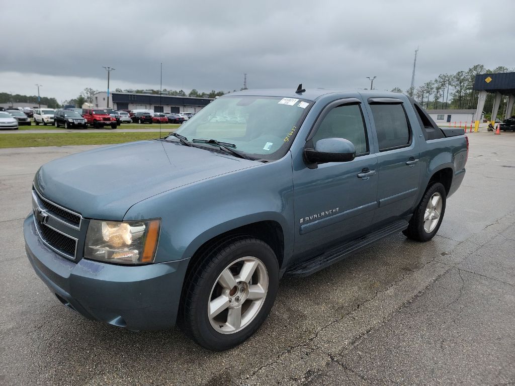 Blue 2009 Chevrolet Avalanche LT RWD Pickup Truck 4X2 Automatic