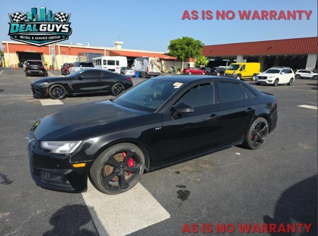 Black 2018 Audi S4 Sedan All-Wheel Drive Automatic