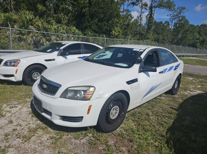 White 2014 Chevrolet Caprice Sedan Rear-Wheel Drive Automatic