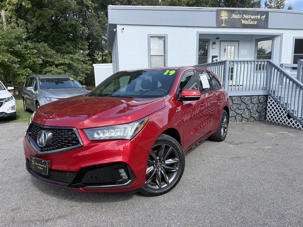 Red 2019 Acura MDX SUV / Crossover Automatic