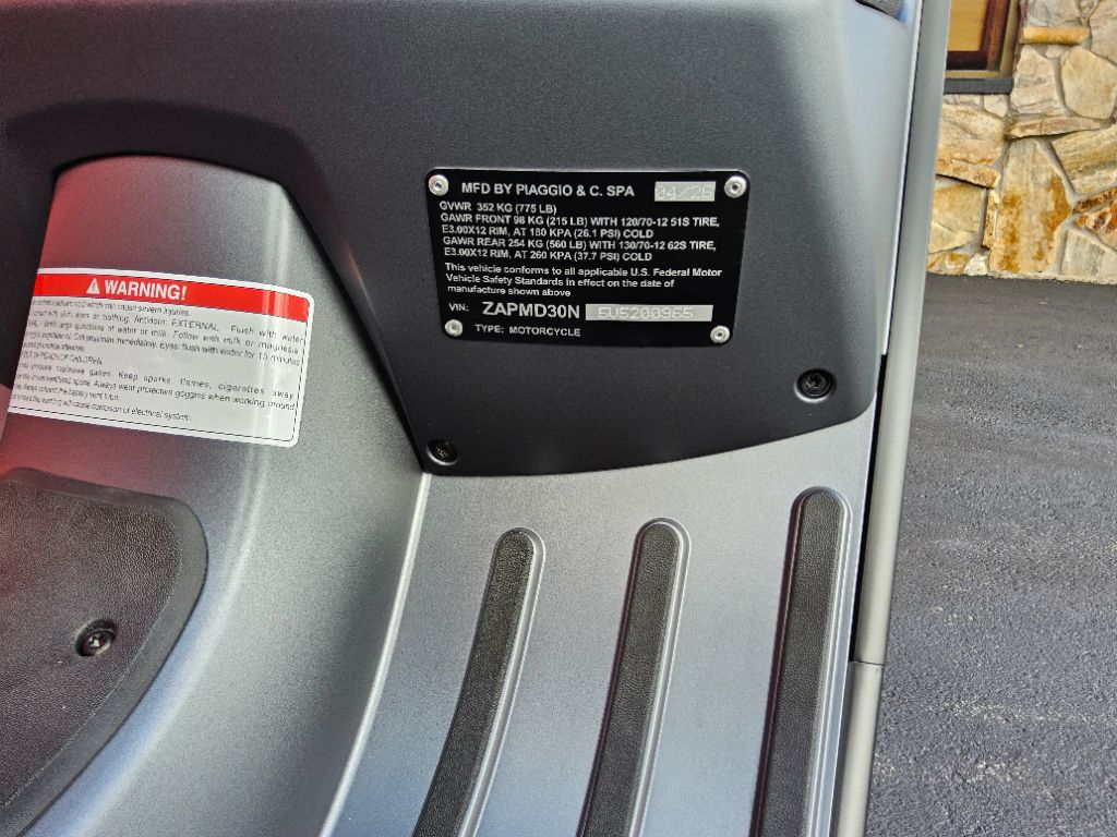 2027 Vespa GTS 310 Supersport - $8,299