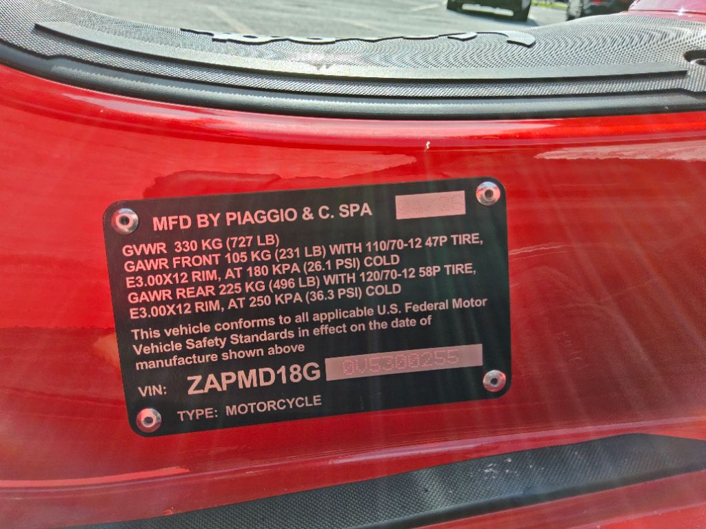 2027 Vespa Primavera RED - $5,849