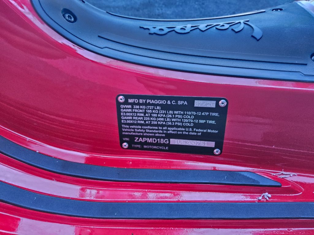 2027 Vespa Primavera / Sprint 150 - $5,849