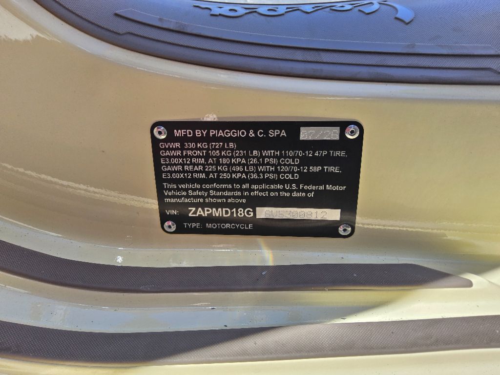 2027 Vespa Primavera / Sprint 150 - $5,949