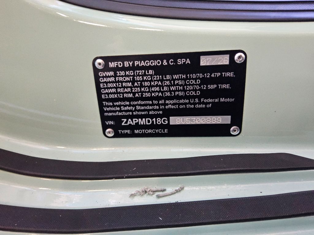 2027 Vespa Primavera / Sprint 150 - $5,799