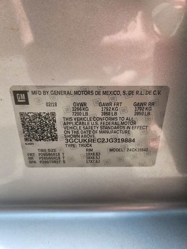 2018 Chevrolet Silverado 1500