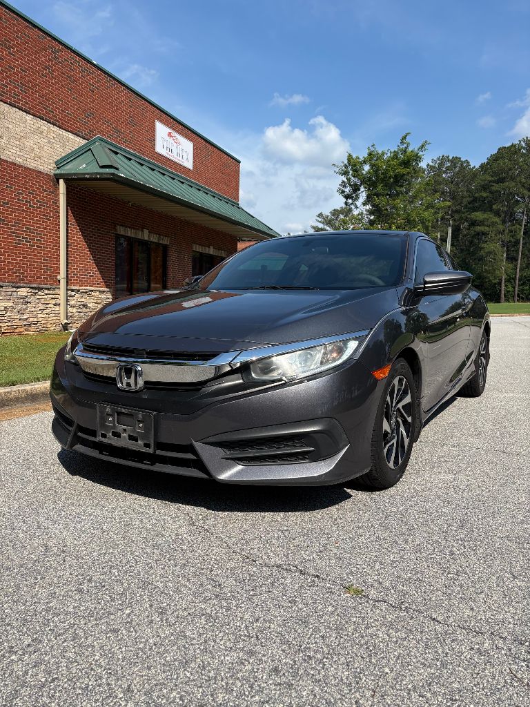 Gray 2016 Honda Civic Coupe LX-P Coupe Front-Wheel Drive Automatic