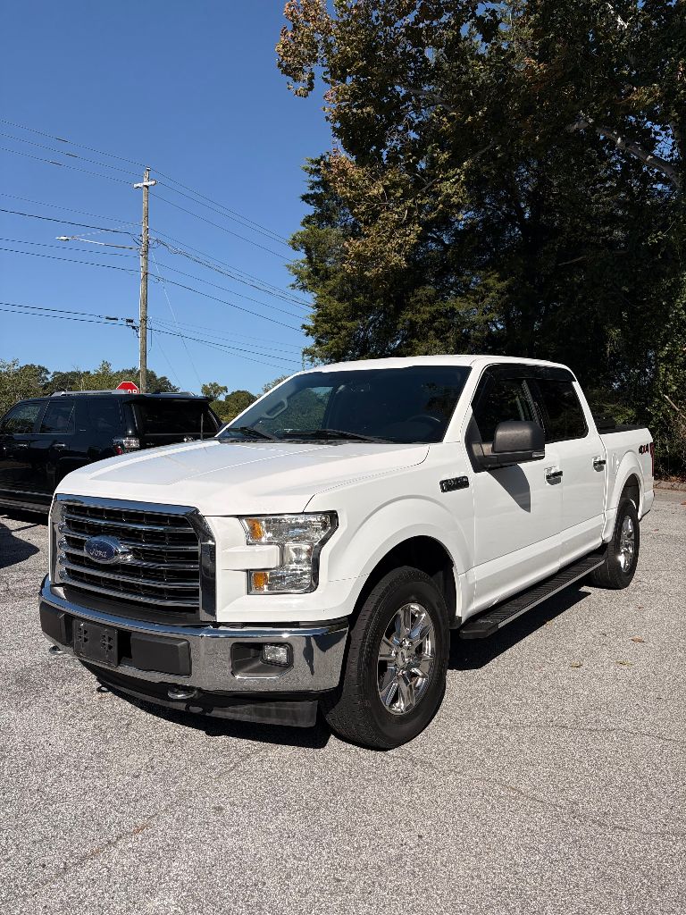 White 2017 Ford F-150 Pickup Truck Four-Wheel Drive Automatic