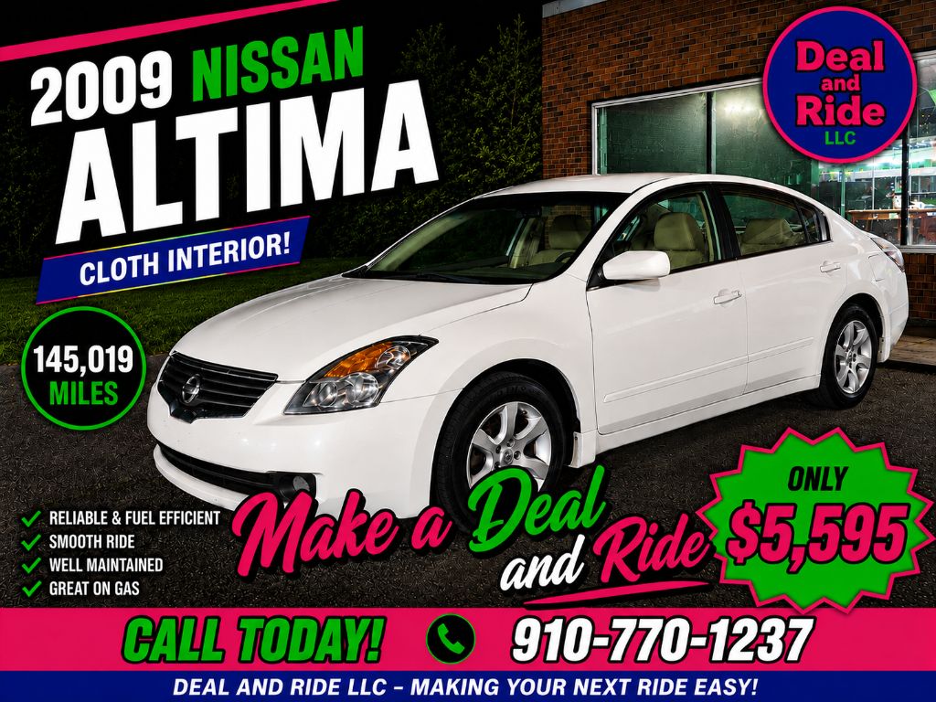 2009 Nissan Altima - $5,595