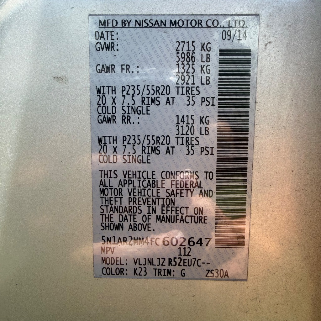 2015 Nissan Pathfinder - $6,992
