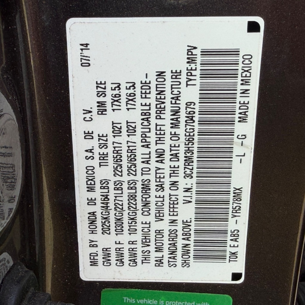 2014 Honda CR-V - $10,991