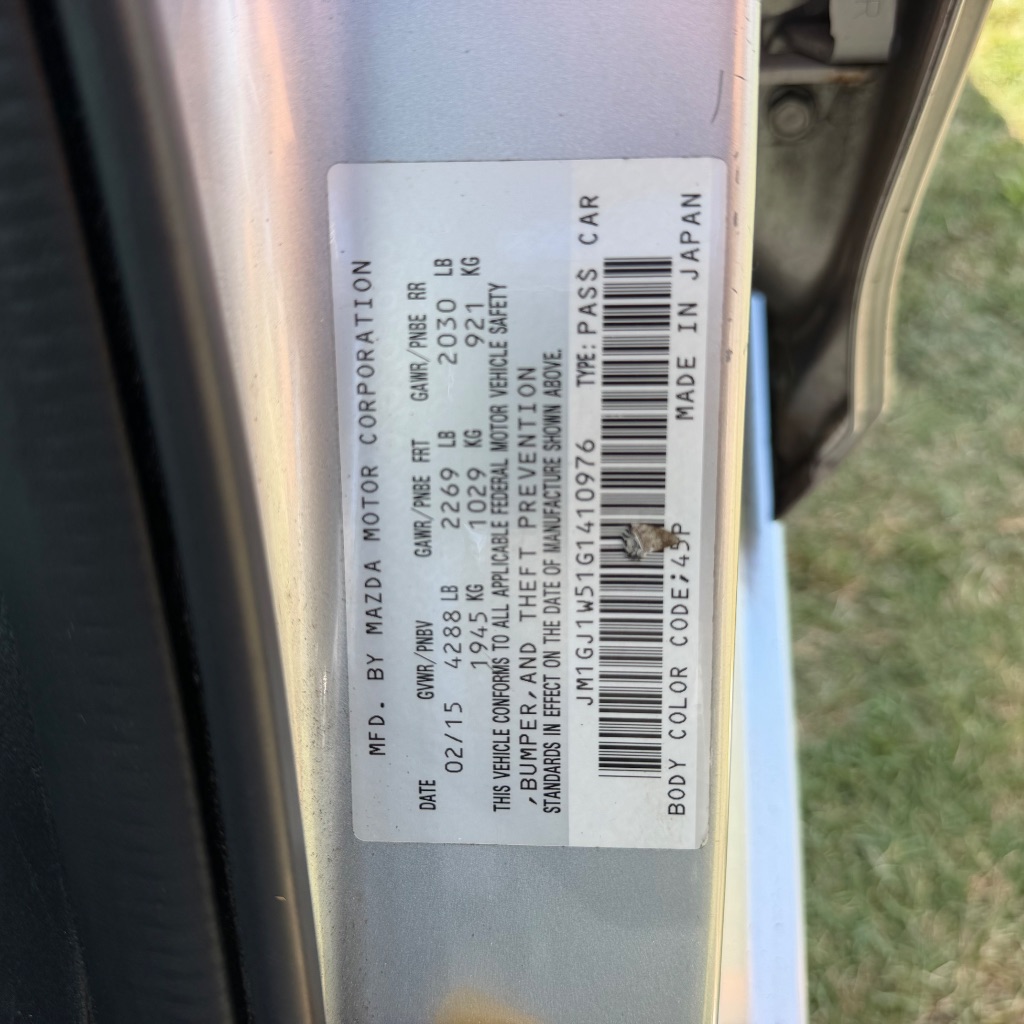 2016 MAZDA MAZDA6 - $7,991