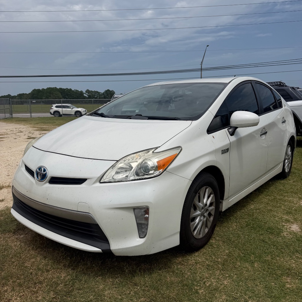 White 2012 Toyota Prius Plug-In Hybrid Sedan Automatic