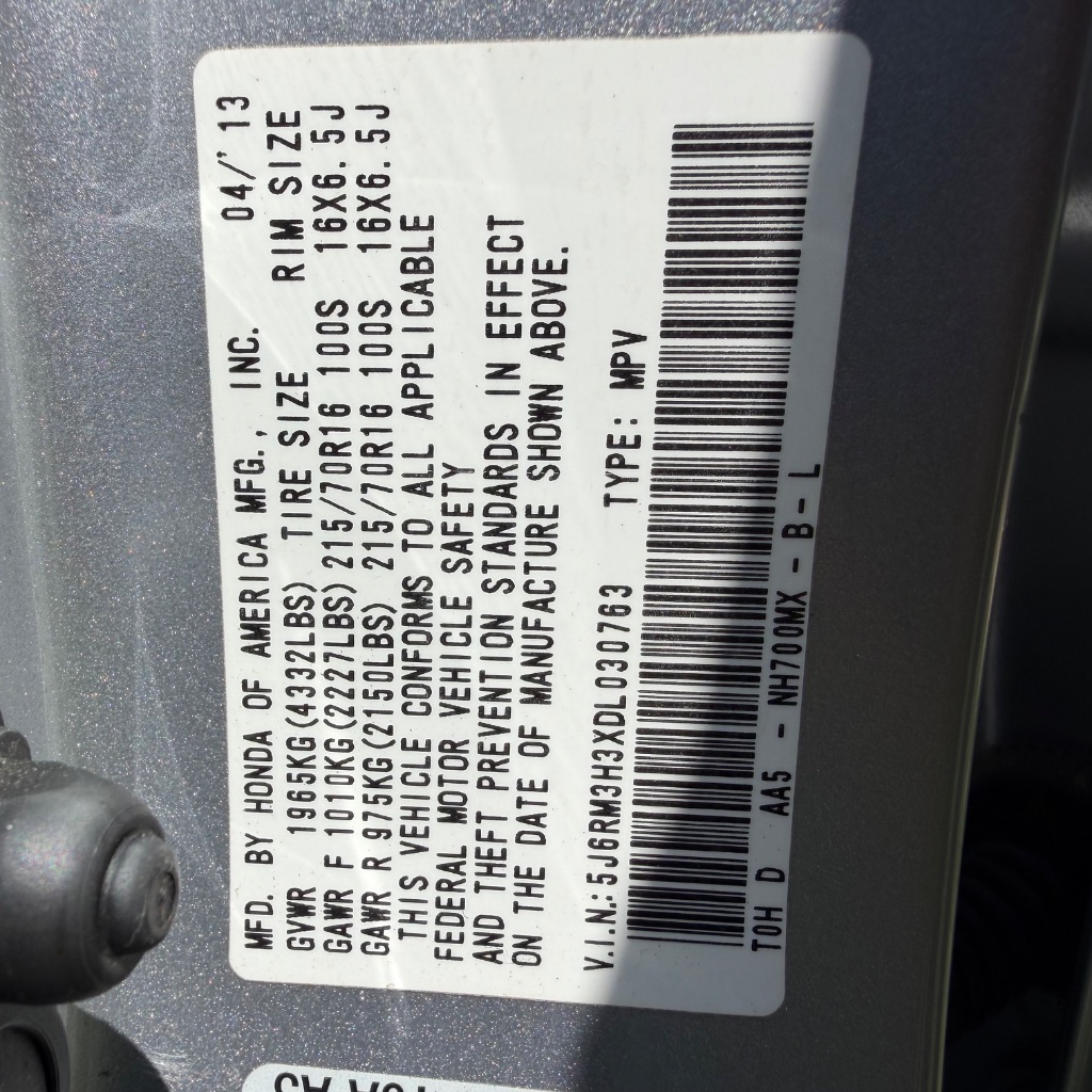 2013 Honda CR-V - $7,991