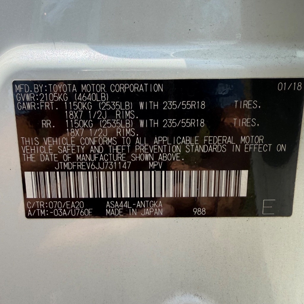 2018 Toyota RAV4 - $10,991