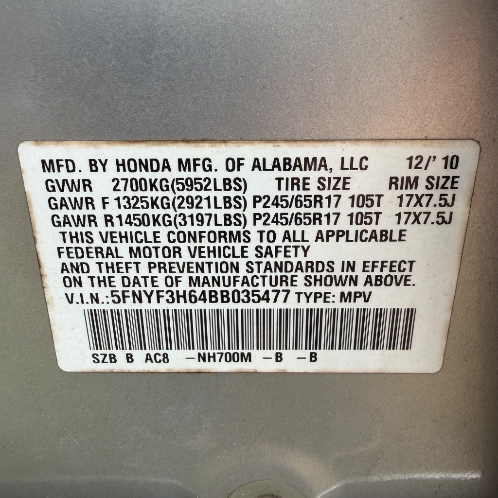 2011 Honda Pilot