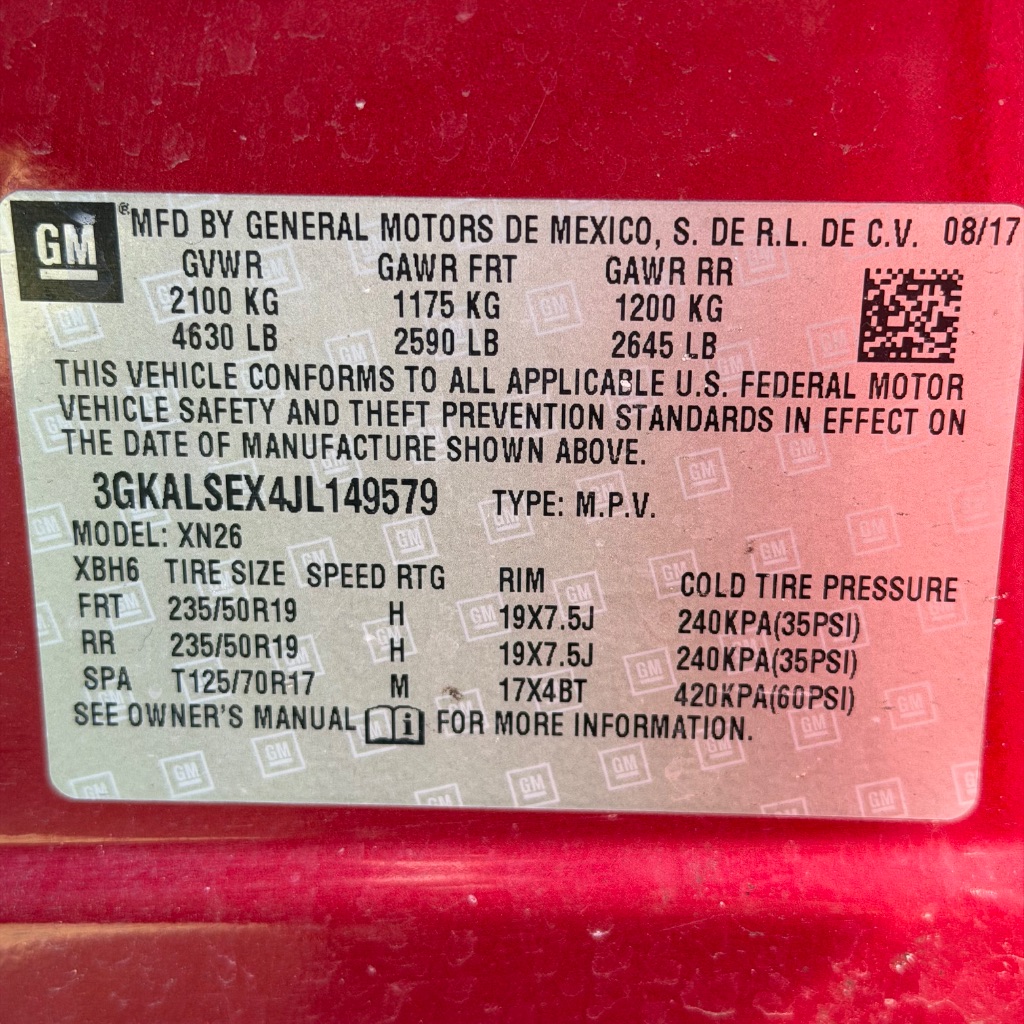 2018 GMC Terrain - $8,500