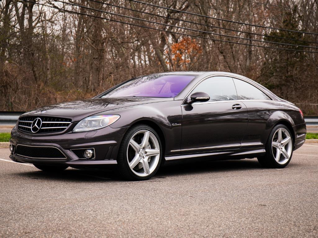 Titanium Gray 2008 Mercedes-Benz CL-Class CL 63 AMG Coupe Rear-Wheel Drive