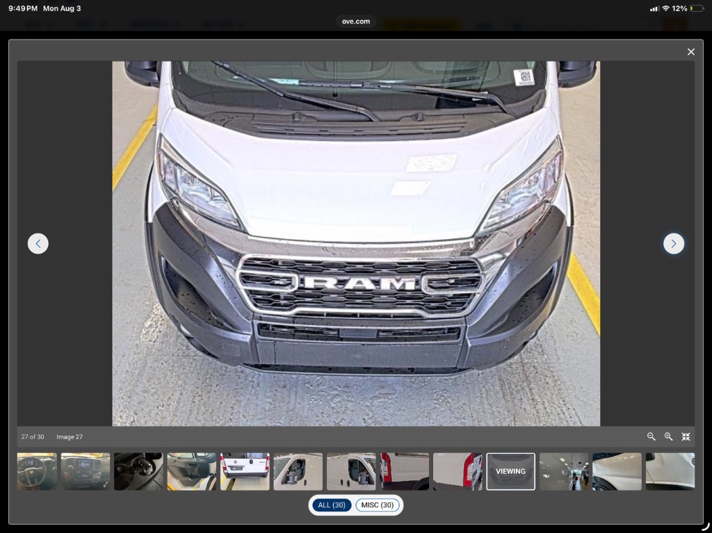 2025 Ram 2500 ProMaster Vans