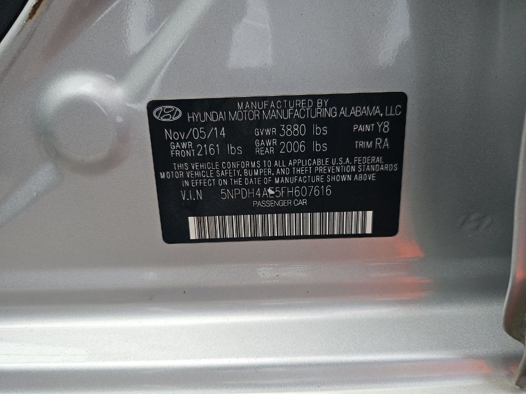 2015 Hyundai Elantra - $6,299