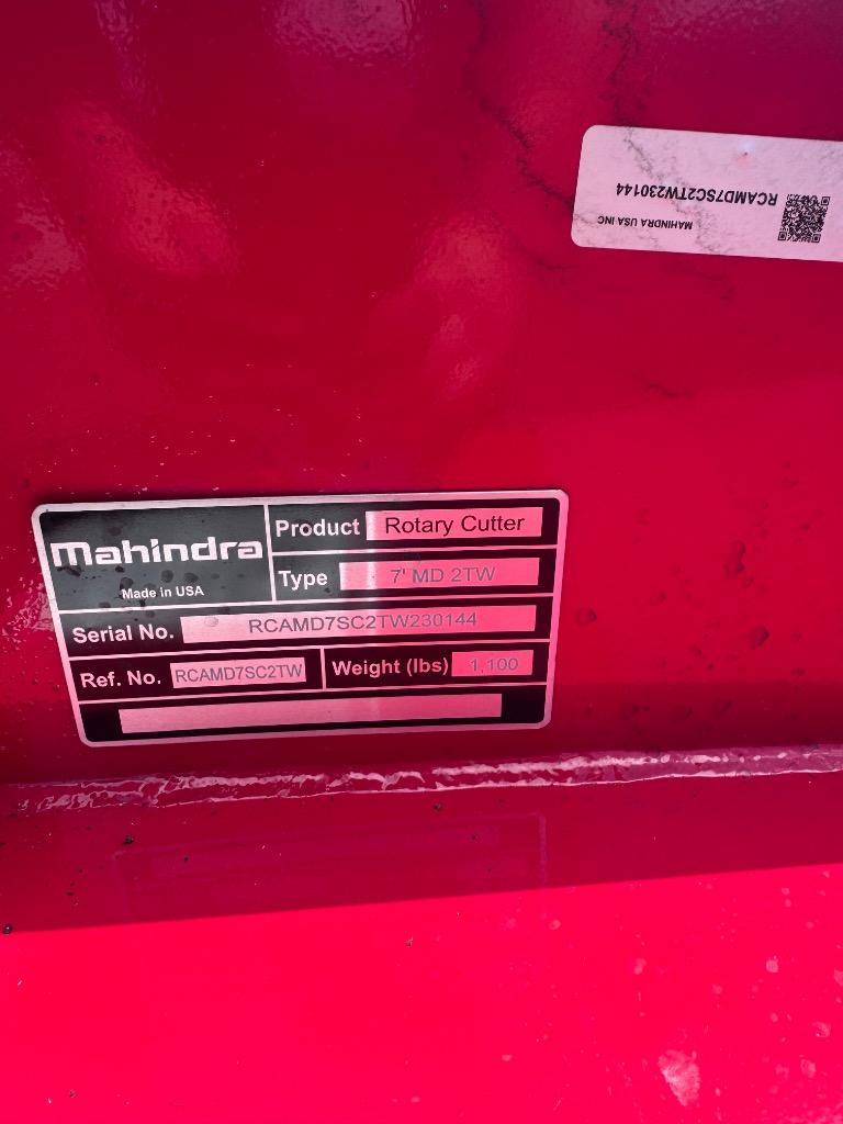 2027 Implement Rotary Cutter 7 MD  - $4,700