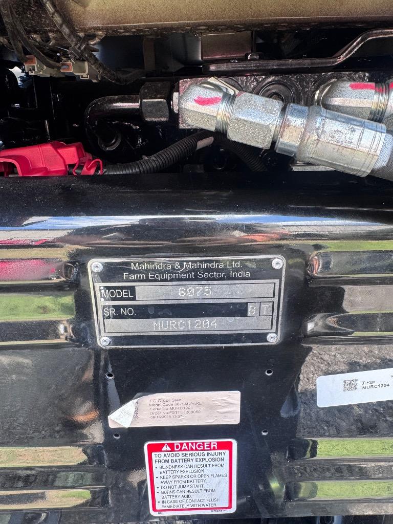 2027 Mahindra 6075 4wd Cab PST - $62,800
