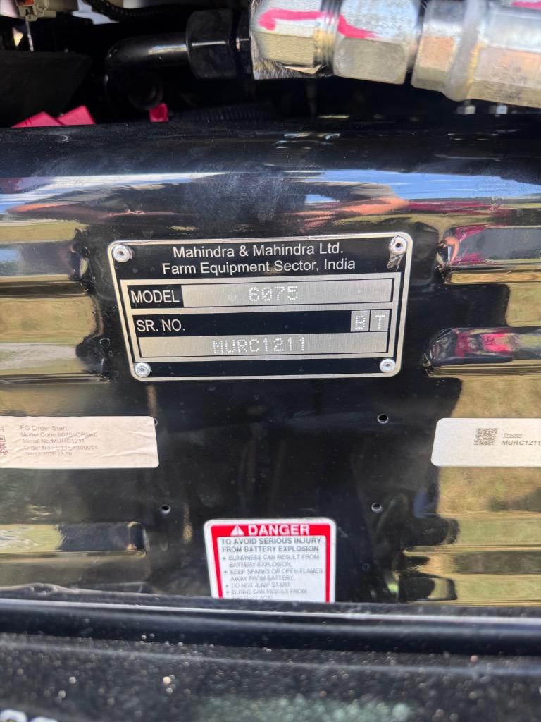 2027 Mahindra 6075 4wd Cab PST - $62,800