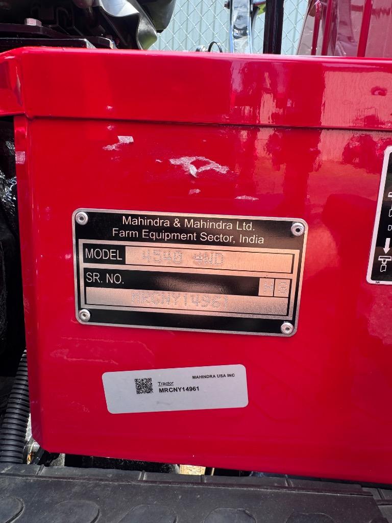 2027 Mahindra 4540 - $33,750