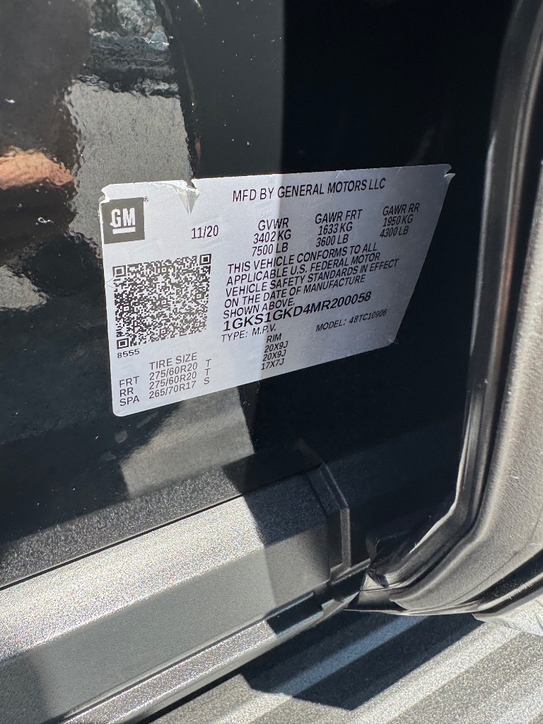 2021 GMC Yukon - $28,900