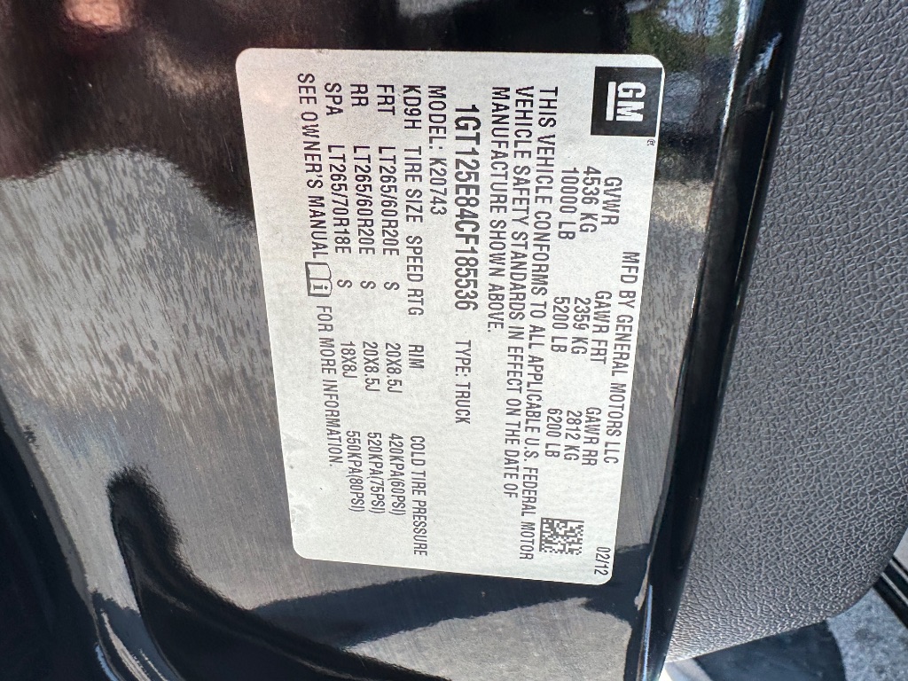 2012 GMC Sierra - $19,900