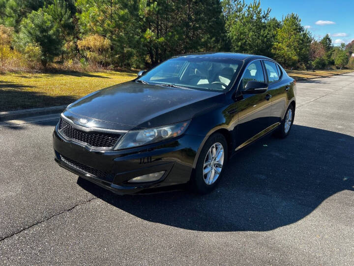 Aurora Black Pearl 2013 Kia Optima LX Sedan Front-Wheel Drive 6-Speed Automatic